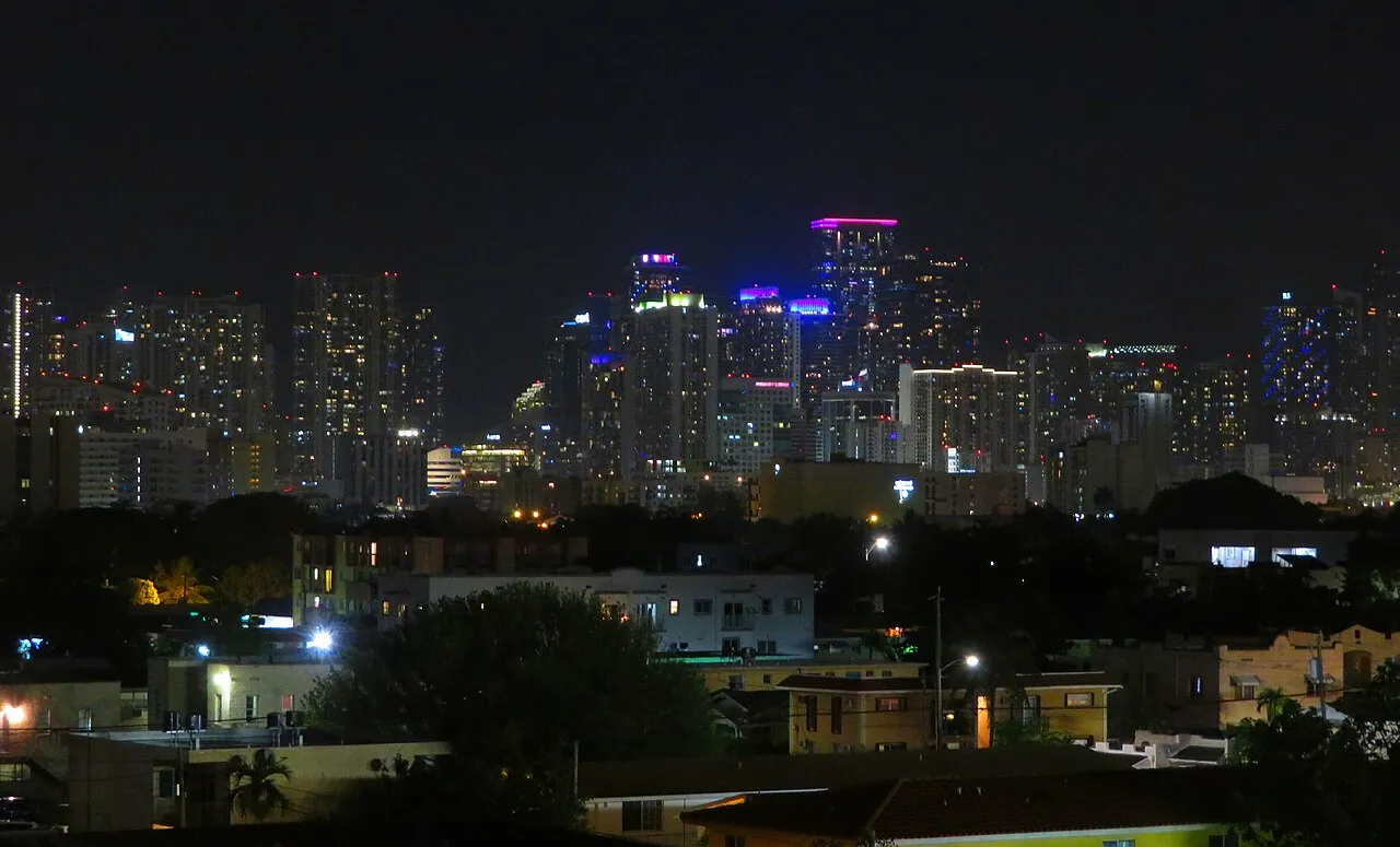 (1) Downtown Miami from LoanDepot Park, Miami, Florida