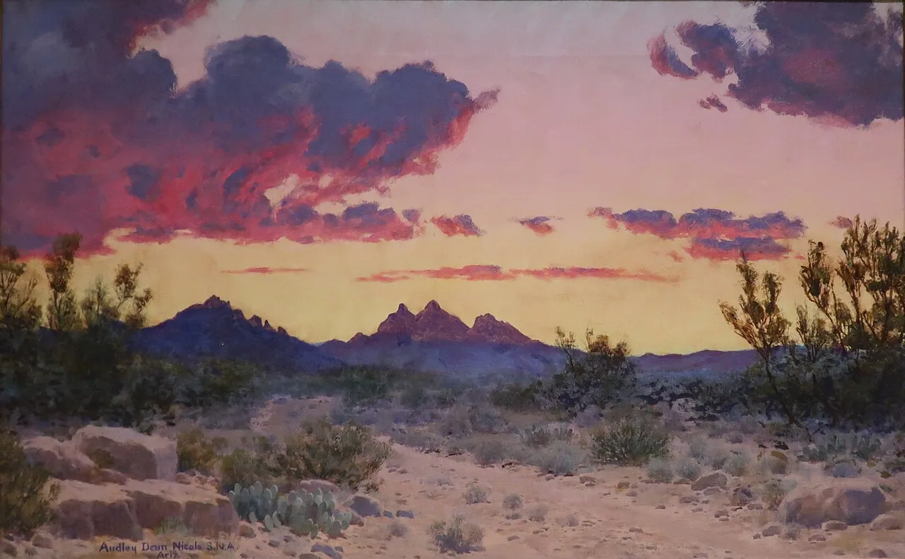 Arizona Landscape by Audley Dean Nicols, Phoenix Art Museum