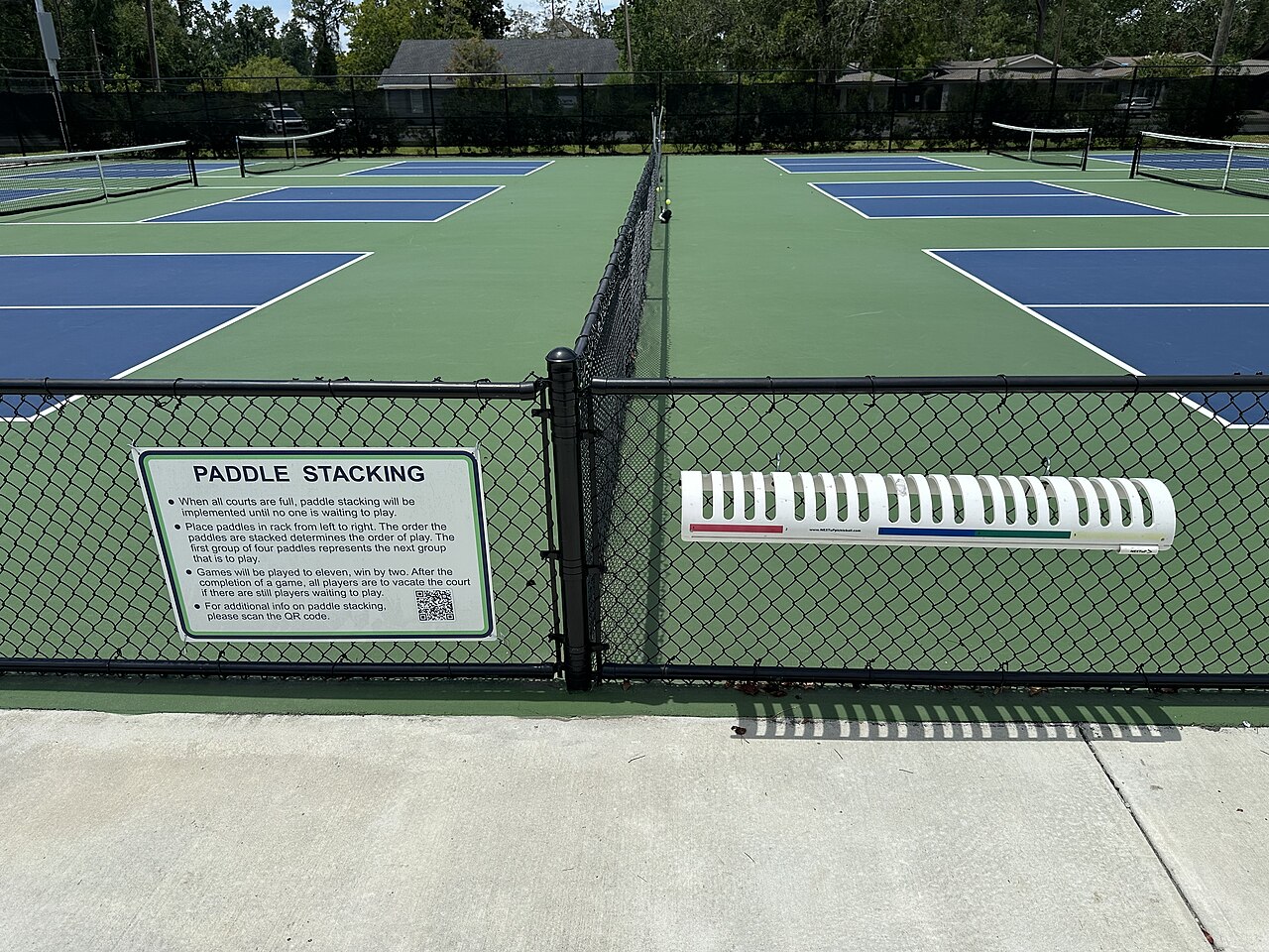 Located in the center of the pickleball courts at the Harry B. Anderson Tennis Center in Valdosta, Georgia, United States, adjacent to pickleball cour. Reference photograph; not represented as the Miami story venue or its named subjects..