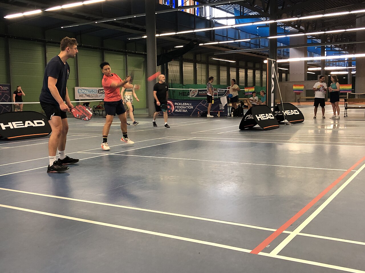 Pickleball tournament Friday 19 July. Reference photograph; not represented as the Miami story venue or its named subjects..
