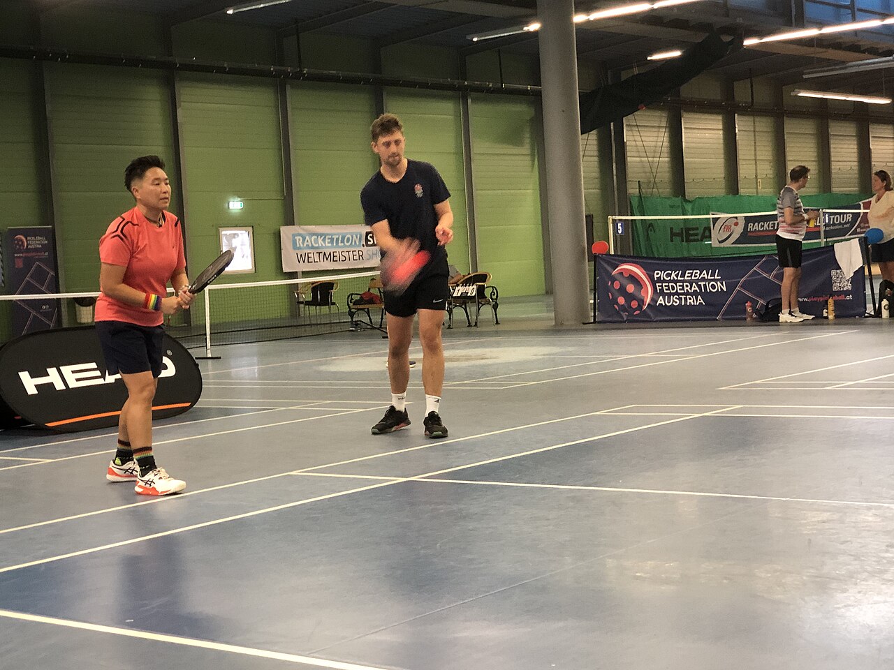 Pickleball tournament Friday 19 July. Reference photograph; not represented as the Miami story venue or its named subjects..